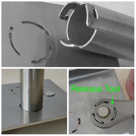 fastening sheet metal without fasteners|mechanical sealing without fasteners.